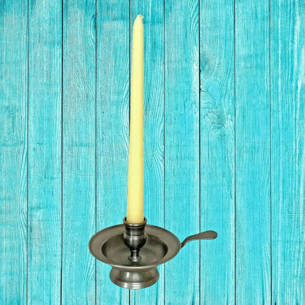 Vintage Kunstvol Koperwerk Souvenirs ETAIN 92% Pewter Candleholder Van Der Wee